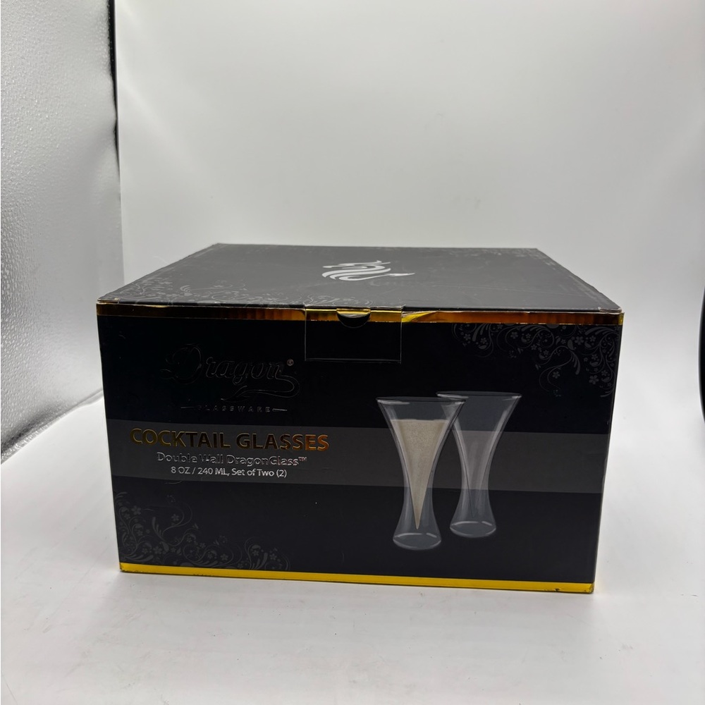 Dragon Glass Double Walled Cocktail Glasses